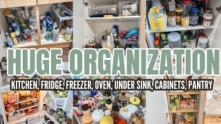 HUGE CLEAN ORGANIZE AND DECLUTTER WITH ME | EXTREME KITCHEN ORGANIZATION | 2023 CLEAN WITH ME
