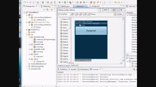 Android Tutorial & Lessons 4: More XML and reference background