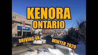 Kenora Ontario Canada - Driving in 4K