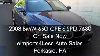 eimports4Less REVIEWS 2008 BMW 650i COUPE 6 SPEED