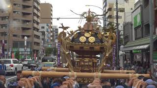 平成30年　江東区森下＜深川神明宮＞神幸祭【千貫宮神輿】 渡御（森下2）＝宮入