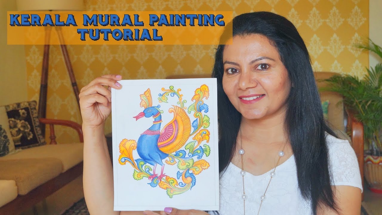 Kerala Mural Painting Tutorial Transformation Of Art Kerala Mural