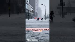 Montreal Canada Walking in Downtown - Winter (2022) #shorts #montreal