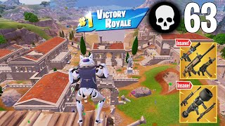 63 Elimination Solo vs Squads Wins (Fortnite Chapter 5 Ps4 Controller)