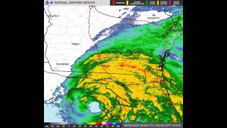 frank 0082 10 NWS KVAX Valdosta GA radar images for Hurricane Debby 2024