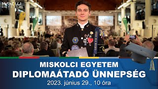 Diplomaátadó Ünnepi Szenátusülés 2023. június 29. GÉIK, BBZK