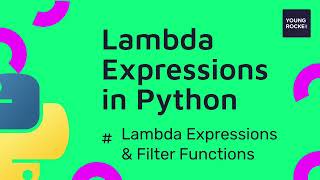 2023 Python Beginner Tutorial #33 - #Lambda Expressions, #Map, and #Filter Functions