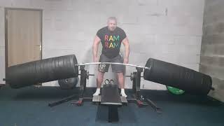 RAM RAM 830 KG WORLD RECORD PARTIAL DEAD LIFT RAW