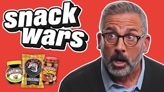 Steve Carell Tries British Snacks For The First Time | Snack Wars |  @LADbible T