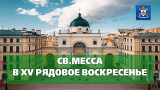 СВ.МЕССЫ В XV РЯДОВОЕ ВОСКРЕСЕНЬЕ 14.07.2024 в 10.45 и 12.00