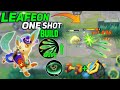 With this build Leafeon can One Shot any pokemon! Leafeon user must try this | Pokemon unite