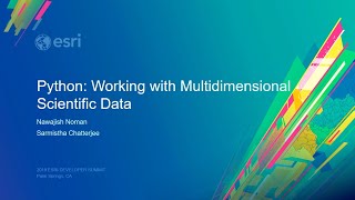 Python: Working with Multidimensional Scientific Data