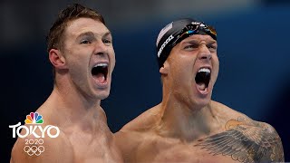 USA sets new world record to continue men's 4x100 medley relay reign | Tokyo Olympics | NBC Sports