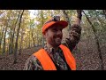 hunting deep in public land mountains of arkansas buck pinned us down