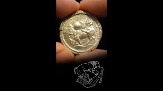 Akathos Tetradrachm Ancient Coin #Shorts