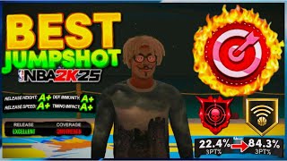 Biggest Green Window and FASTEST JUMPSHOT IN NBA 2K25 FOR 6'5-6'9 BUILDS! BEST JUMPSHOT IN 2K25🔥🔥!!