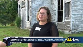 Historic Sollman School faces uncertain future: listed as endangered landmark