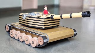 How to Make a RC Battle Tank with Auto load bullets & Shoots