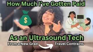 How much an Ultrasound tech can get paid!! 💰