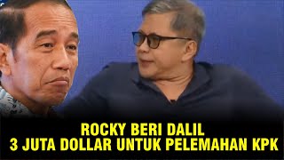 ROCKY GERUNG UNGKAP LOGIKA DANA 3 JUTA DOLLAR JOKOWI