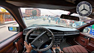 1991 Mercedes 190E 2.0 W201 POV Test Drive🇨🇩