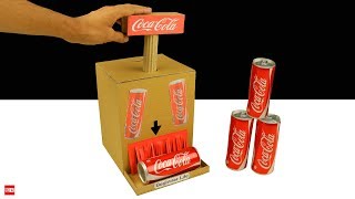 How to Make COCA COLA VENDING MACHINE from Cardboard