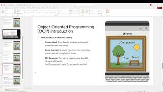 Java Graphical User Interface (GUI) and Object-Oriented Programming (OOP)