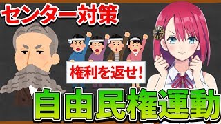 【センター対策】板垣退助が中心となった運動！自由民権運動の歴史を紹介！※今回もテロップあり