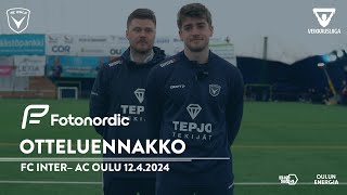 Fotonordic otteluennakko: FC Inter - AC Oulu 12.4.2024 (Veikkausliiga)