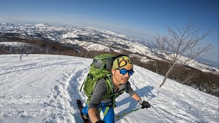 【バックカントリースキー】守門大岳　ラストパウダー　春スキー