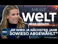 NENA BROCKHAUS: Milliarden fehlen im Haushalt – doch Olaf Scholz bleibt im Urlaub! | MEINUNG