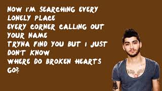 Where Do Broken Hearts Go - One Direction (Lyrics)