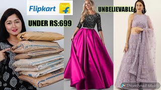 Unboxing Flipkart Cheapest Lehenga *UNBELIEVABLE* Under Rs:699 Only || Flipkart Lehenga Haul