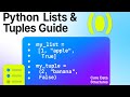 Python Lists & Tuples Explained | Beginner Friendly | Python Series #3 🧑🏻‍💻
