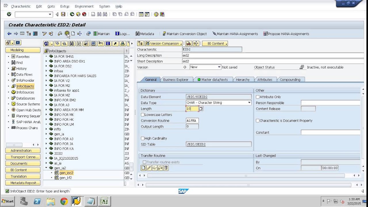 Creating Infoobjects In SAP BW-METAFORUM TECHNOLOGIES - YouTube