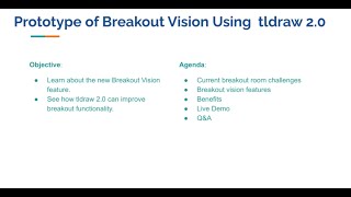 Kert Browne: Prototype Breakout Vision Using tldraw 2.0 (BigBlueButton World 2024)