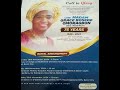 Late Madam Grace Bosede Omoragbon