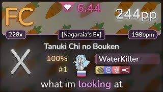 WaterKiller | MAKOOTO - Tanuki Chi no Bouken [Nagaraia's Ex] +HDDTHRFL SS (#1 244pp FC) - osu!