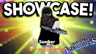 LVL 100 SOMBER SHOWCASE IN ANIME ADVENTURE UPDATE 19.5!