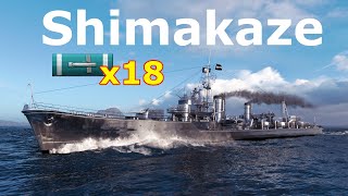 World of WarShips Shimakaze - 3 Kills 335K Damage