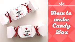 How to make a Candy Box + 사탕모양 박스 만들기 + 사탕포장