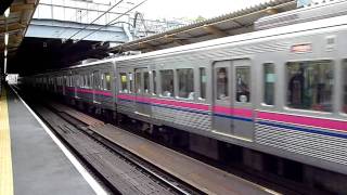 【HD】京王電鉄京王線7000系(準特急) 調布駅発車