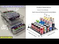 buy drink organizer for fridge large capacity self pushing drink dispenser for pantry drink