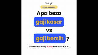 Apa Beza Gaji Kasar VS Gaji Bersih?