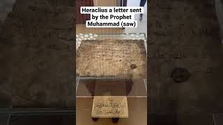 A letter sent by the Prophet (s.a.w) #shorts