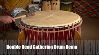 Double Head Gathering Drum Demo