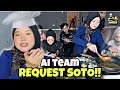 AI TEAM REQUEST NAK MAKAN SOTO !! RAMAI TETAMU UNDANGAN DARI LUAR !!