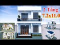 Mẫu nhà 2 tầng Đáng để tham Khảo 2024 | NHÀ ĐẸP 3D | 3D-MT7/24