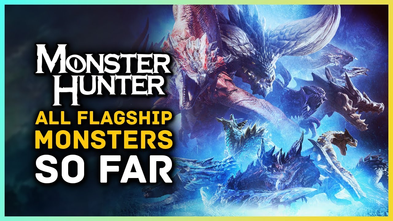 All Flagship Monsters In The Monster Hunter Series! Looking Back At ...