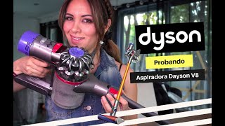 PROBANDO ASPIRADORA DYSON V8 | SHIRA CASAR